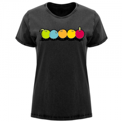 Camiseta mujer - Manzanas...