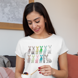 Woman t-shirt -  Colorfull...